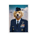The US Male Airforce Officer: Custom Pet Portrait