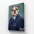 The US Male Navy Officer: Custom Pet Canvas