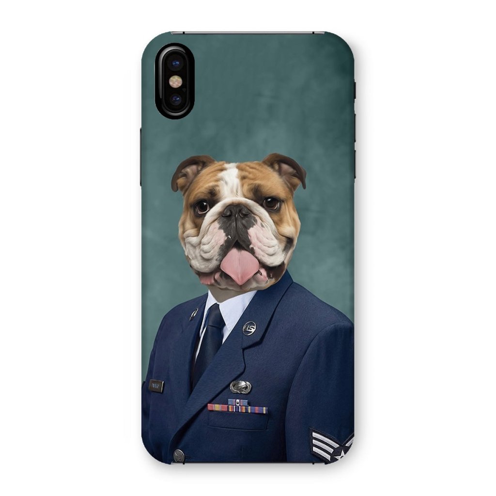 Pet Portraits | The US Male Navy Officer: Custom Pet Phone Case | Paw & Glory