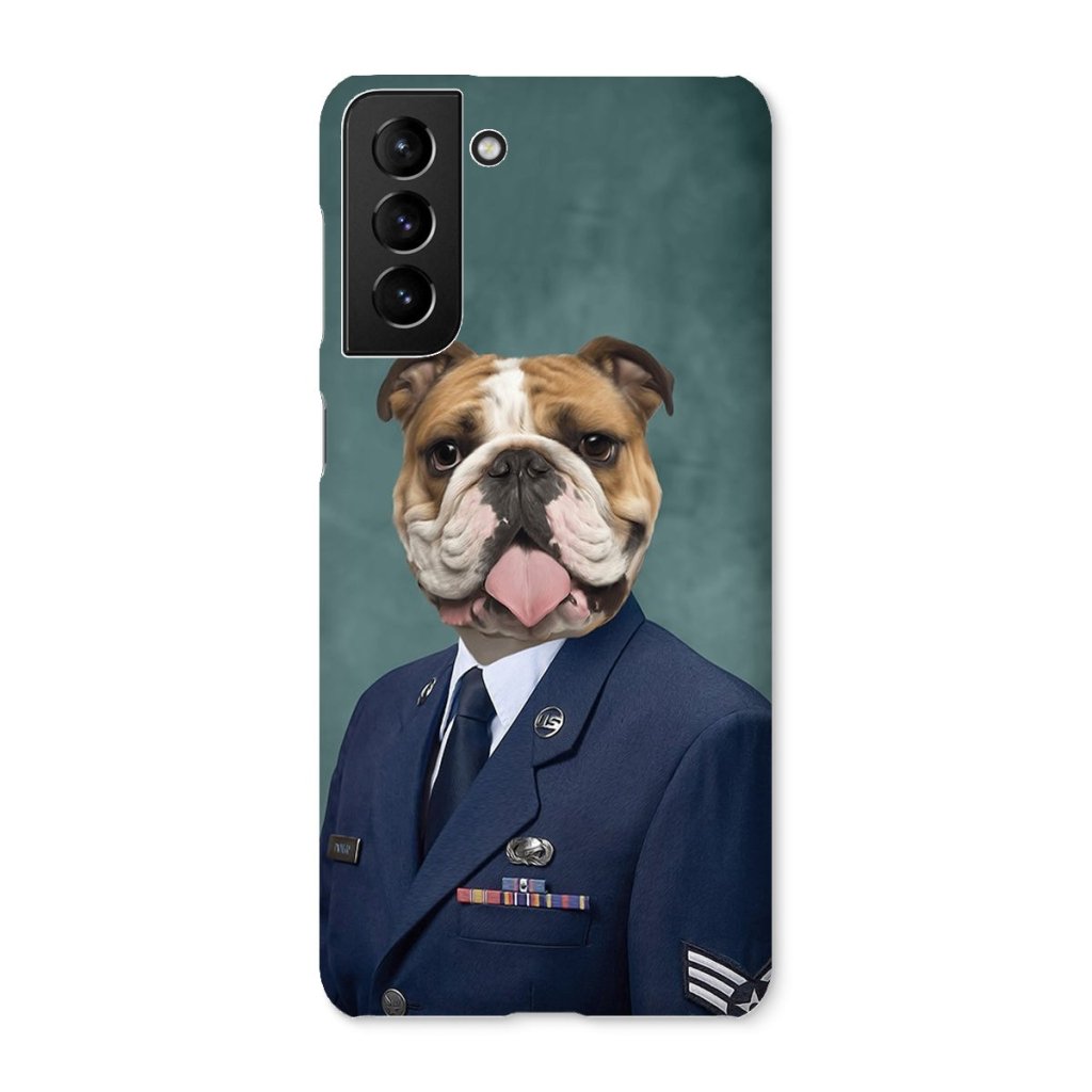 The US Male Navy Officer: Custom Pet Phone Case - Paw & Glory - Dog Portraits - Pet Portraits
