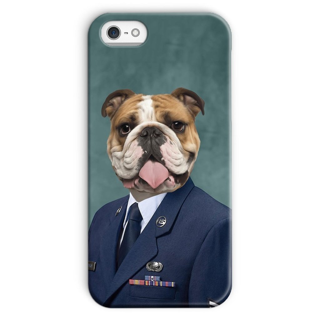 Pet Portraits | The US Male Navy Officer: Custom Pet Phone Case | Paw & Glory