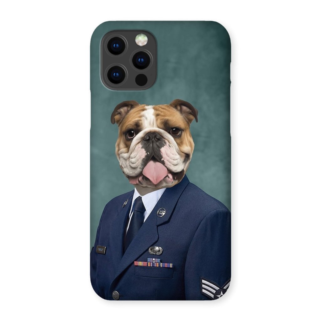 Pet Portraits | The US Male Navy Officer: Custom Pet Phone Case | Paw & Glory