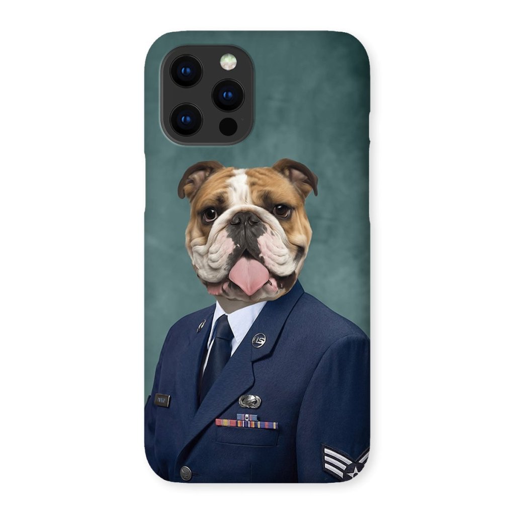 Pet Portraits | The US Male Navy Officer: Custom Pet Phone Case | Paw & Glory