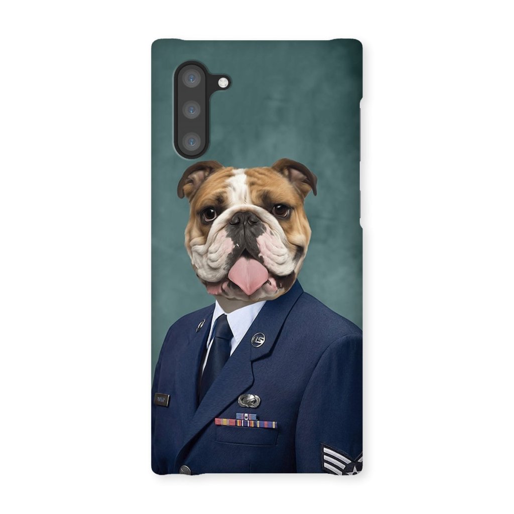 Pet Portraits | The US Male Navy Officer: Custom Pet Phone Case | Paw & Glory