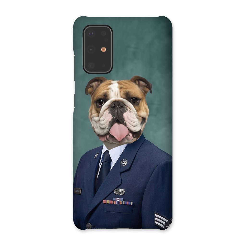 Pet Portraits | The US Male Navy Officer: Custom Pet Phone Case | Paw & Glory
