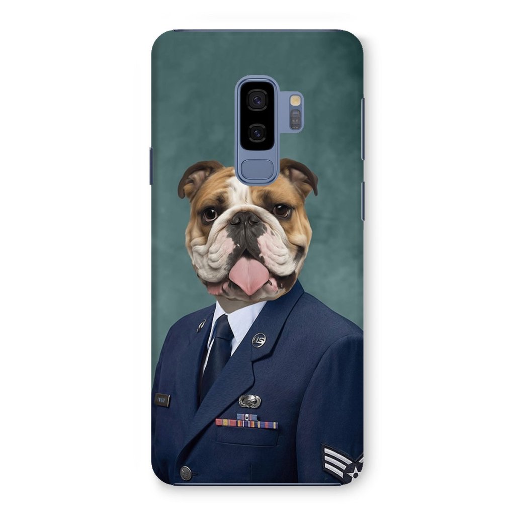 Pet Portraits | The US Male Navy Officer: Custom Pet Phone Case | Paw & Glory