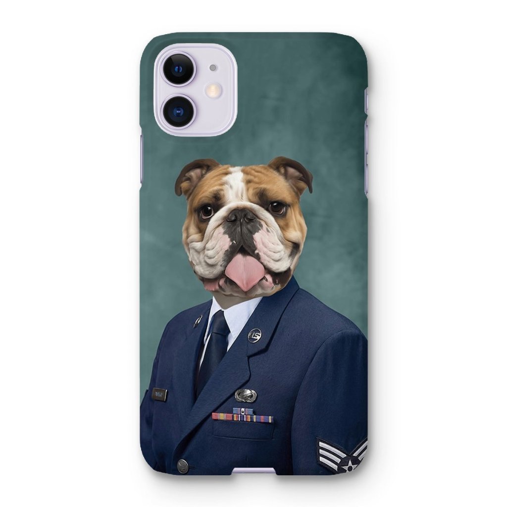 Pet Portraits | The US Male Navy Officer: Custom Pet Phone Case | Paw & Glory