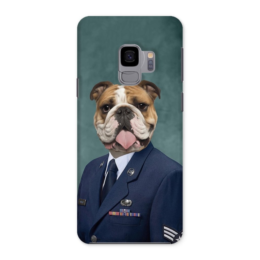 The US Male Navy Officer: Custom Pet Phone Case - Paw & Glory - Dog Portraits - Pet Portraits