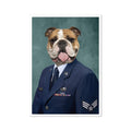 The US Male Navy Officer: Custom Pet Poster