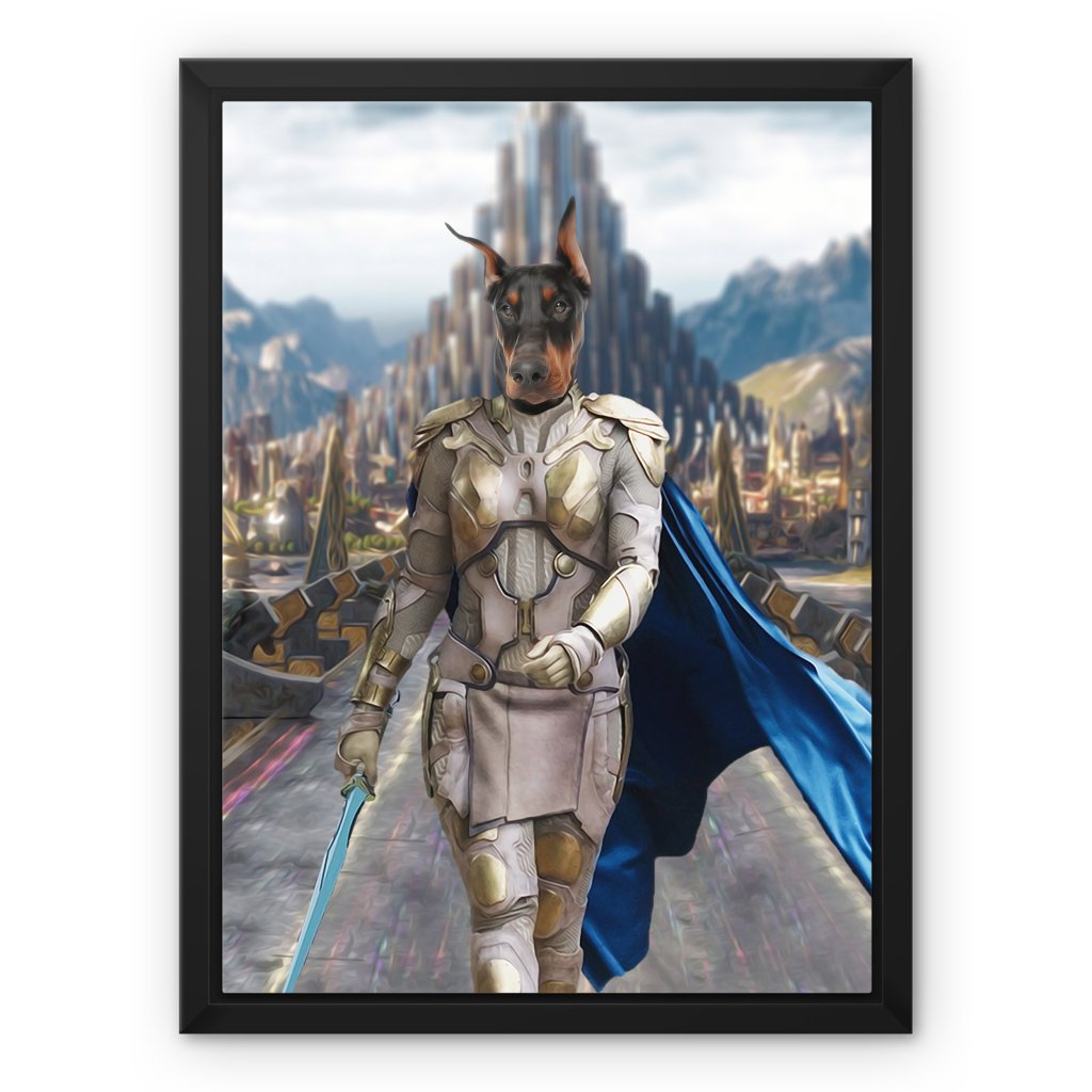 Pet Portraits | The Valkyrie: Custom Pet Canvas | Paw & Glory
