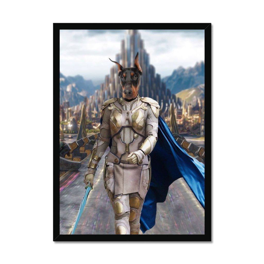 Pet Portraits | The Valkyrie: Custom Pet Portrait | Paw & Glory
