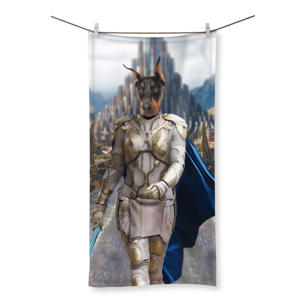 Pet Portraits | The Valkyrie: Custom Pet Towel | Paw & Glory