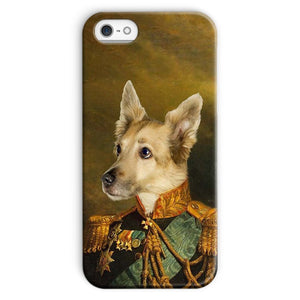 The Veteran: Custom Pet Phone Case - Paw & Glory - Dog Portraits - Pet Portraits