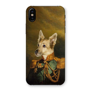 The Veteran: Custom Pet Phone Case - Paw & Glory - Dog Portraits - Pet Portraits