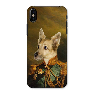 The Veteran: Custom Pet Phone Case - Paw & Glory - Dog Portraits - Pet Portraits