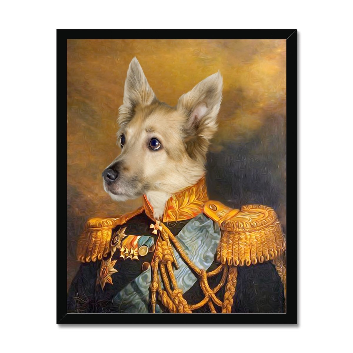 Pet Portraits | The Veteran: Custom Pet Portrait | Paw & Glory