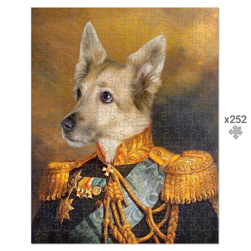 Pet Portraits | The Veteran: Custom Pet Puzzle | Paw & Glory