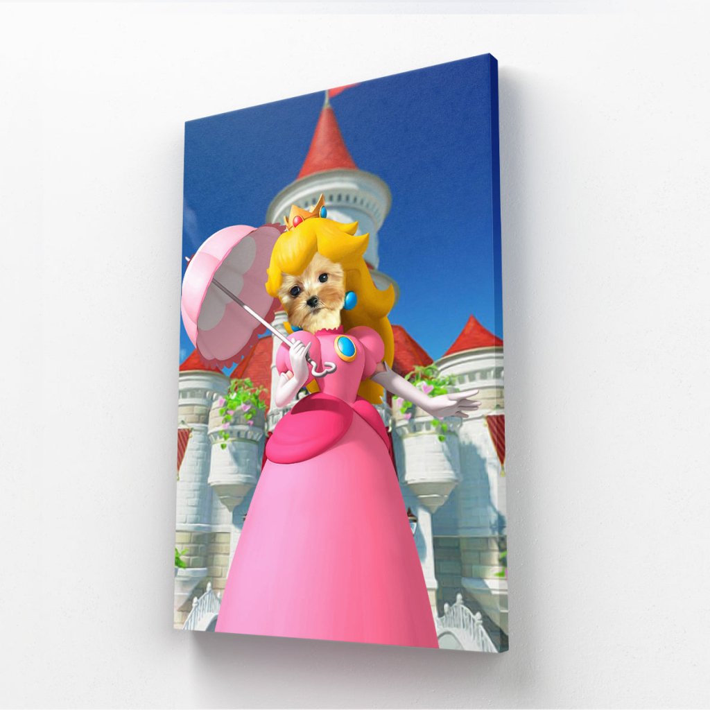 Pet Portraits | The Video Game Princess: Custom Pet Canvas | Paw & Glory