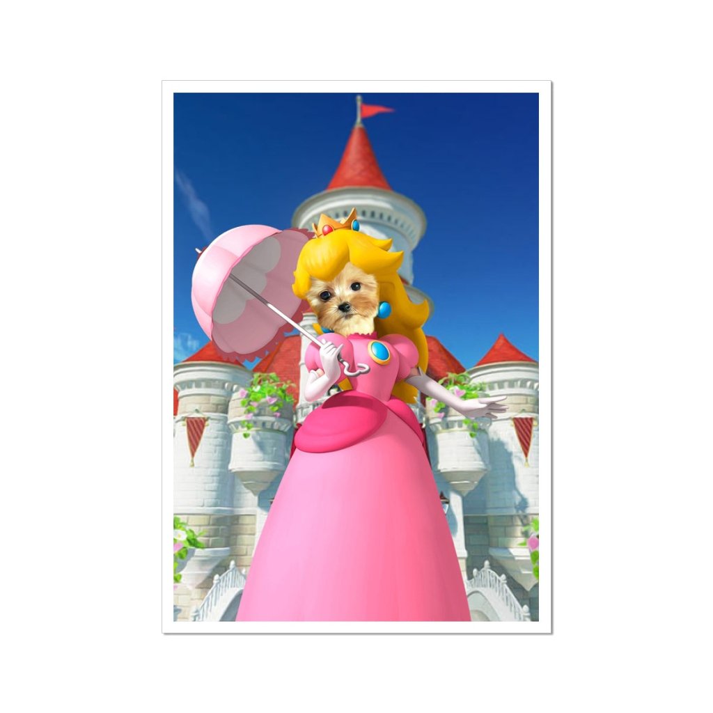 Pet Portraits | The Video Game Princess: Custom Pet Poster | Paw & Glory
