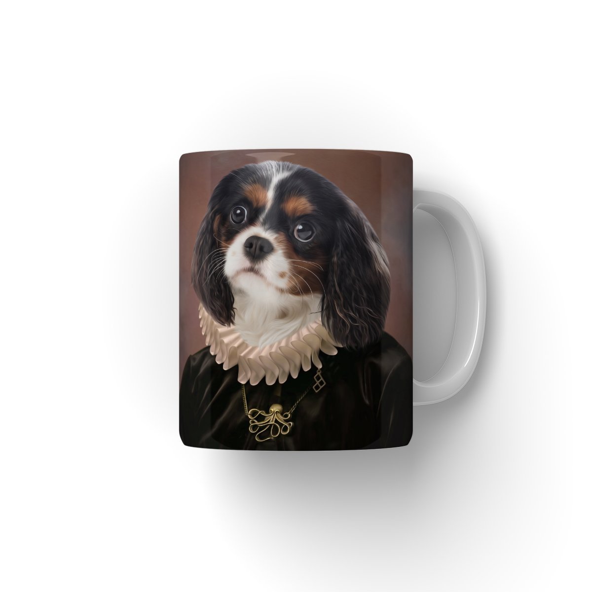 The Viscountess: Custom Pet Coffee Mug - Paw & Glory - Dog Portraits - Pet Portraits