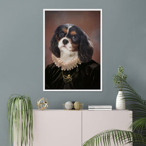 The Viscountess: Custom Pet Portrait - Paw & Glory - Dog Portraits - Pet Portraits