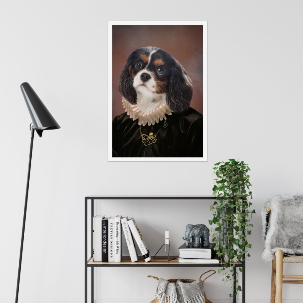 Pet Portraits | The Viscountess: Custom Pet Poster | Paw & Glory