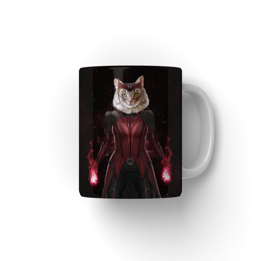 Pet Portraits | The Wanda (Wanda Vision Inspired): Custom Pet Coffee Mug | Paw & Glory
