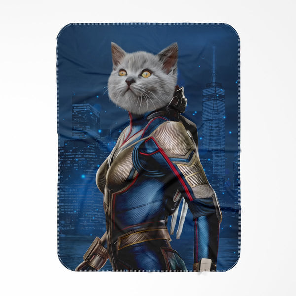 Tiny Winged Heroine Custom Pet Blanket | Pet Lover Gift | Paw & Glory