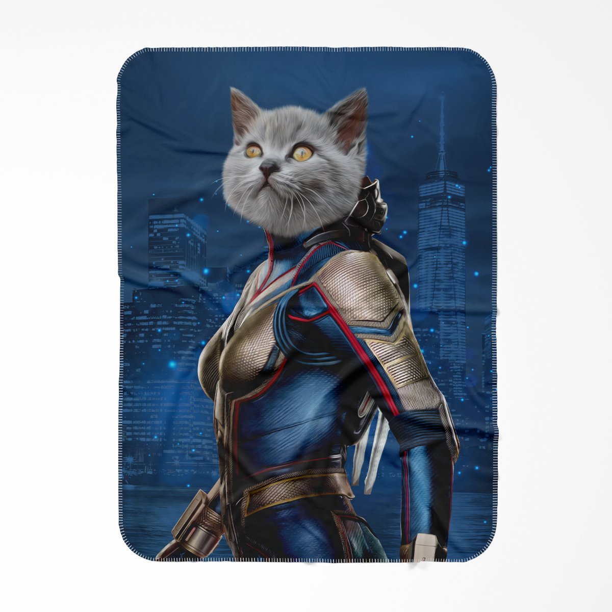 Pet Portraits | The Wasp: Custom Pet Blanket | Paw & Glory