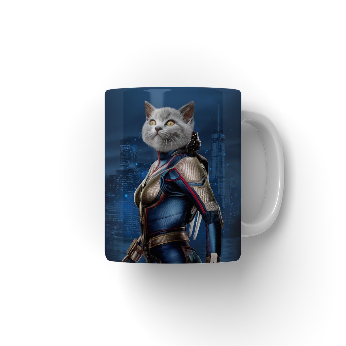Tiny Winged Heroine: Custom Pet Coffee Mug | Paw & Glory