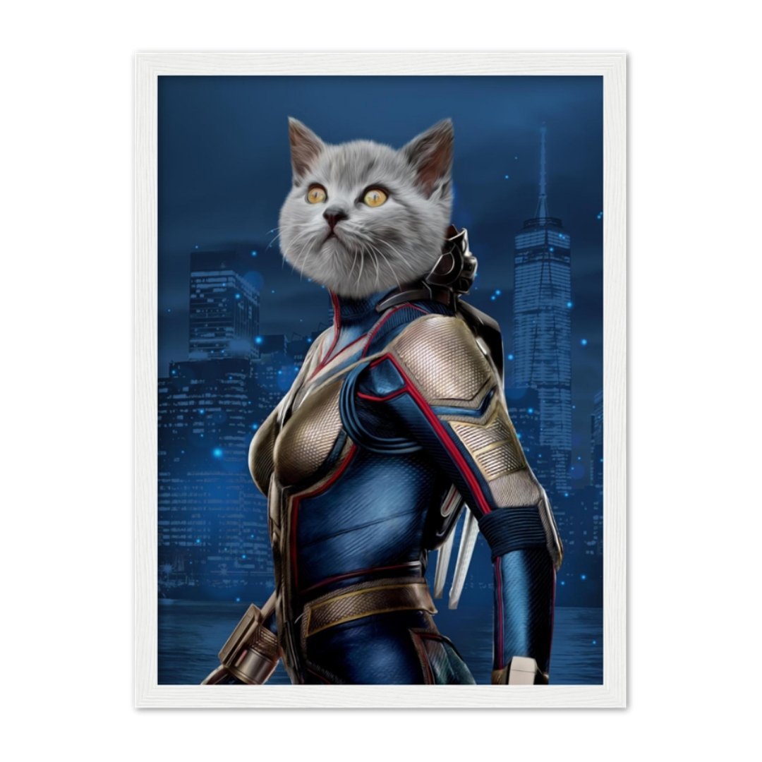The Wasp: Custom Pet Portrait - Paw & Glory - Dog Portraits - Pet Portraits