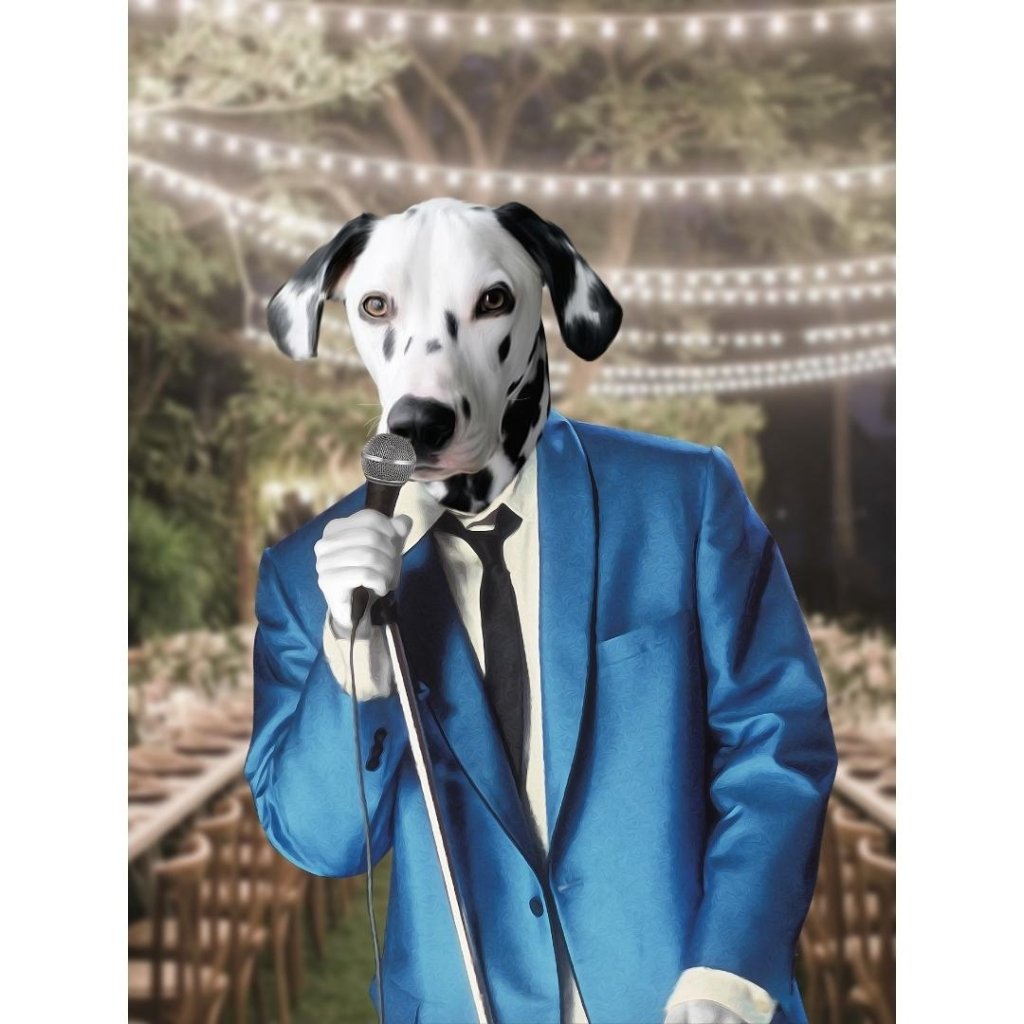 Pet Portraits | The Wedding Singer: Custom Digital Download Pet Portrait | Paw & Glory
