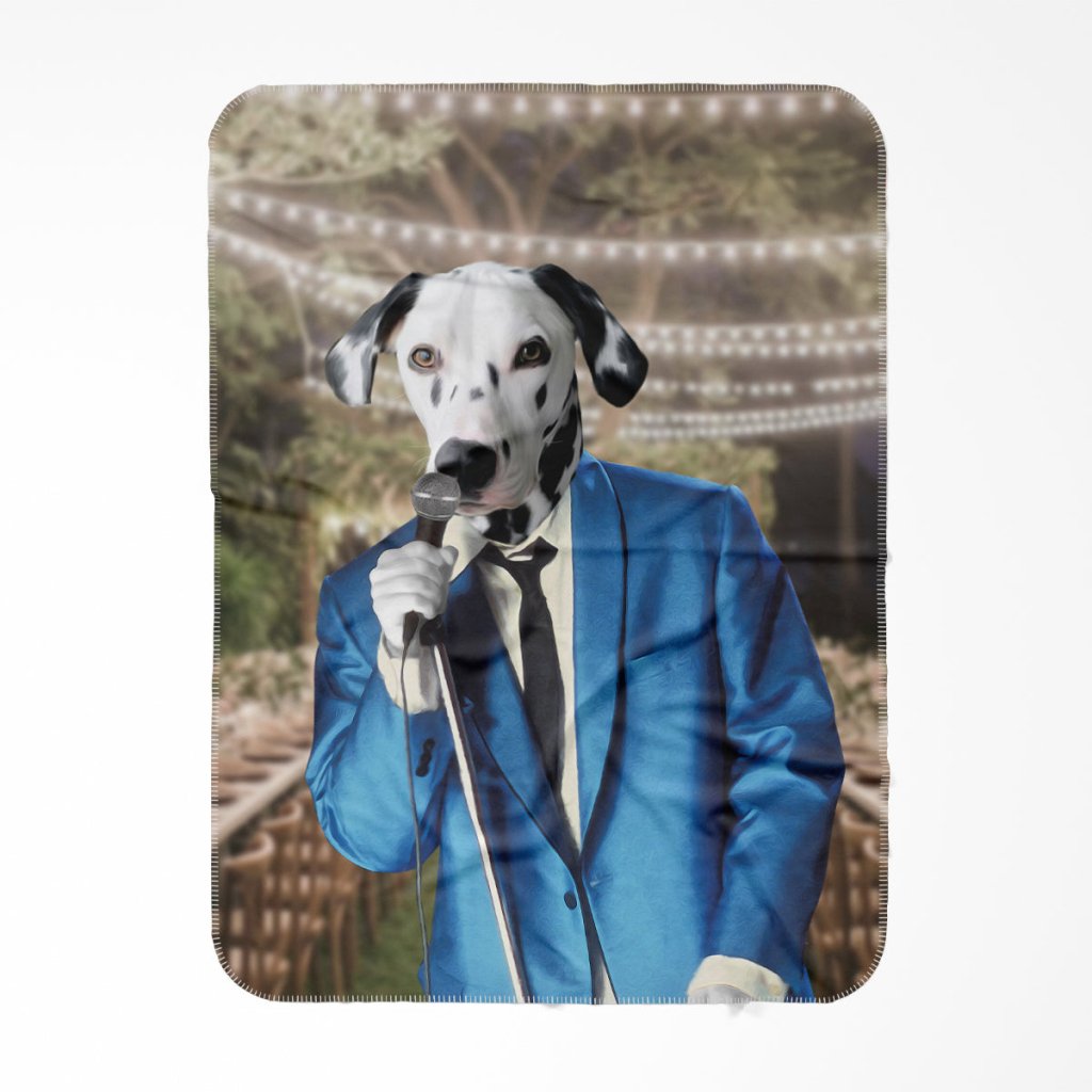 The Wedding Singer: Custom Pet Blanket - Paw & Glory - Dog Portraits - Pet Portraits
