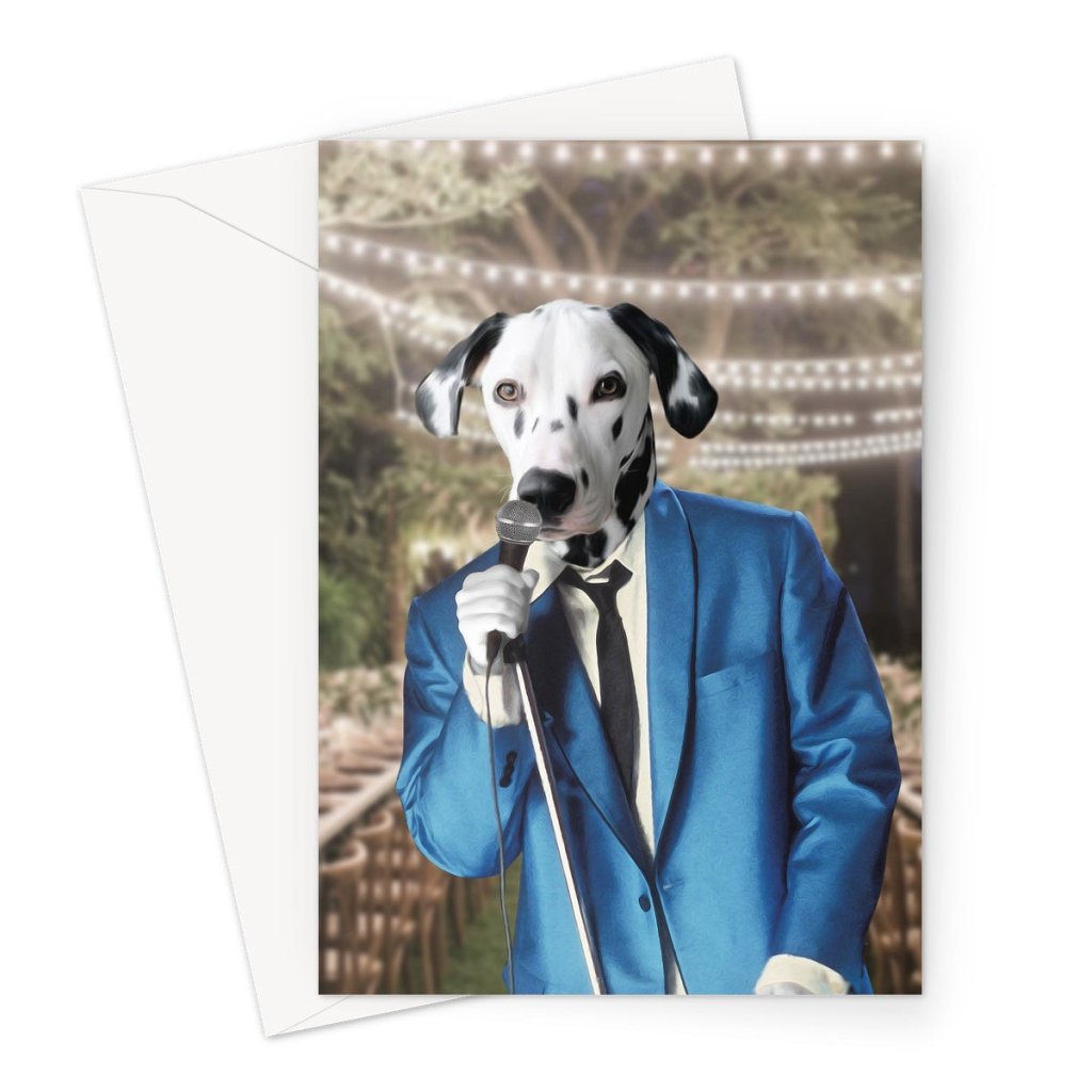 Pet Portraits | The Wedding Singer: Custom Pet Greeting Card | Paw & Glory