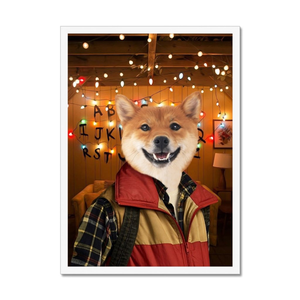 The Will (Stranger Things Inspired): Custom Pet Portrait - Paw & Glory - Dog Portraits - Pet Portraits