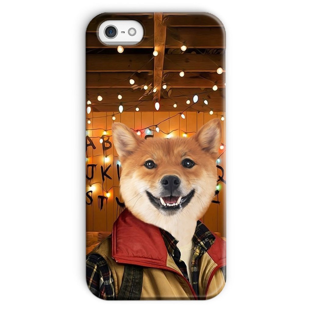 Retro 80s Sci-Fi Custom Pet Snap Phone Case | Custom Pet Artwork | Paw & Glory