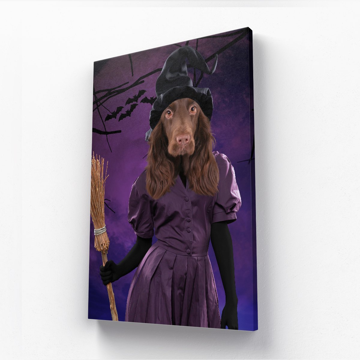 Pet Portraits | The Witch: Custom Pet Canvas | Paw & Glory