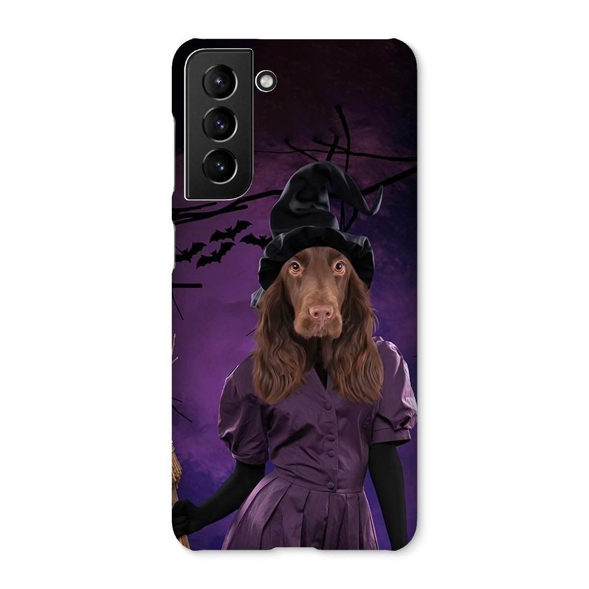 The Witch: Custom Pet Phone Case - Paw & Glory - Dog Portraits - Pet Portraits