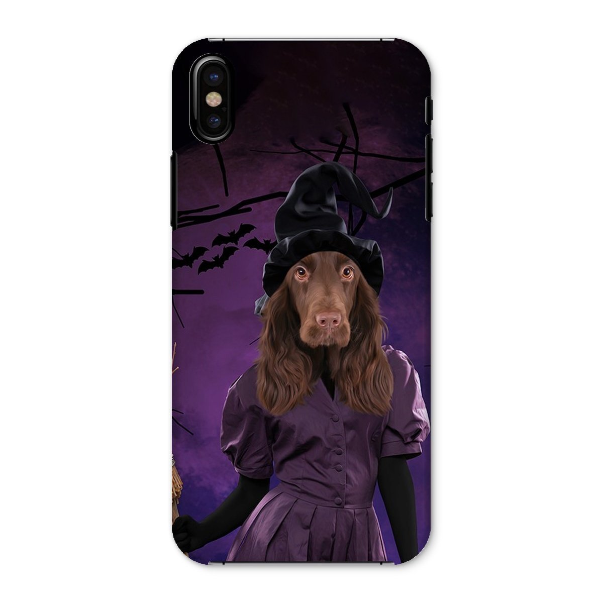 The Witch: Custom Pet Phone Case - Paw & Glory - Dog Portraits - Pet Portraits