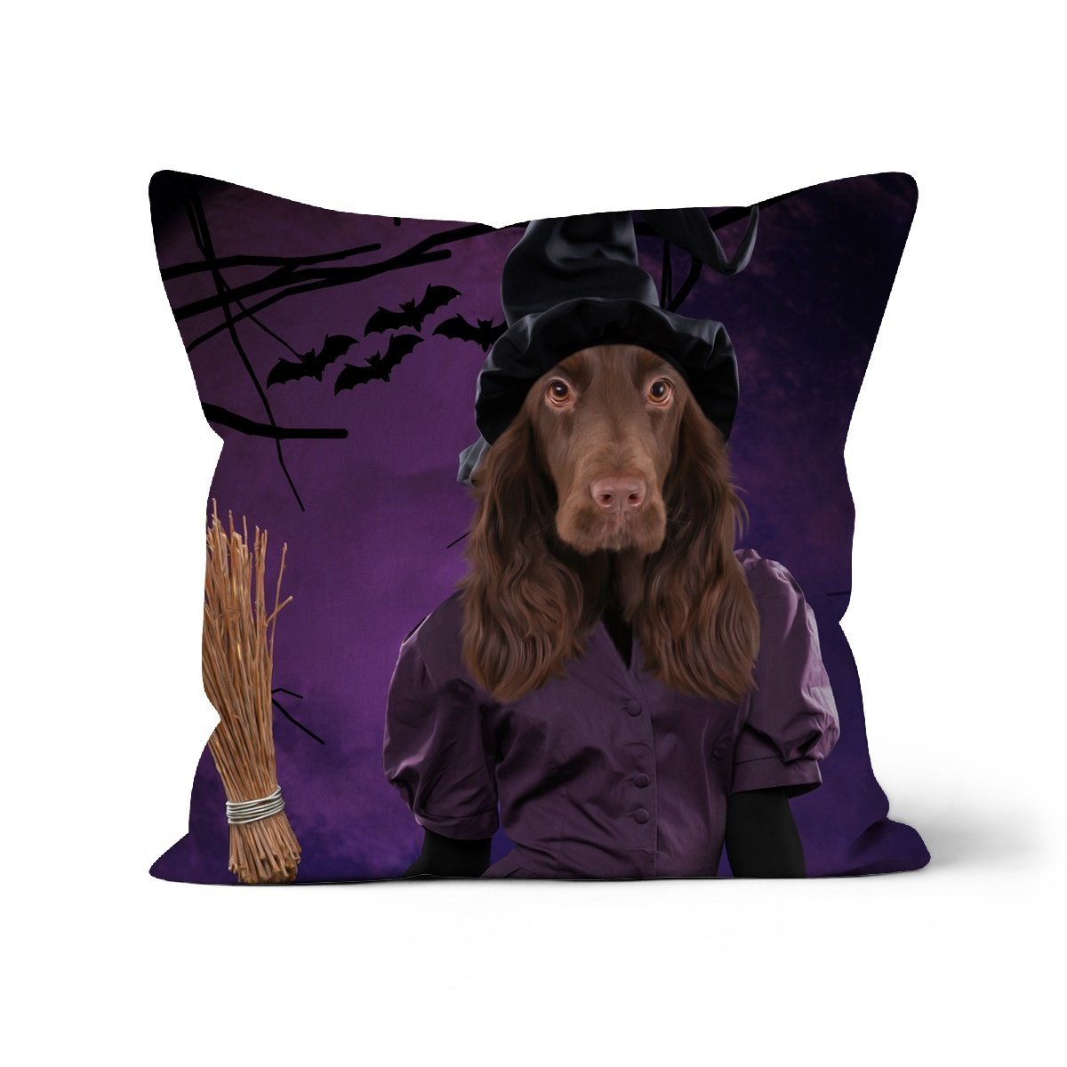 Pet Portraits | The Witch: Custom Pet Pillow | Paw & Glory