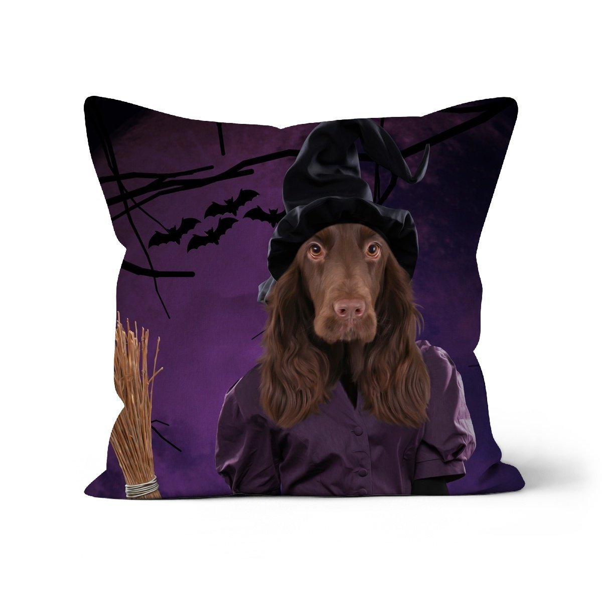 Pet Portraits | The Witch: Custom Pet Pillow | Paw & Glory