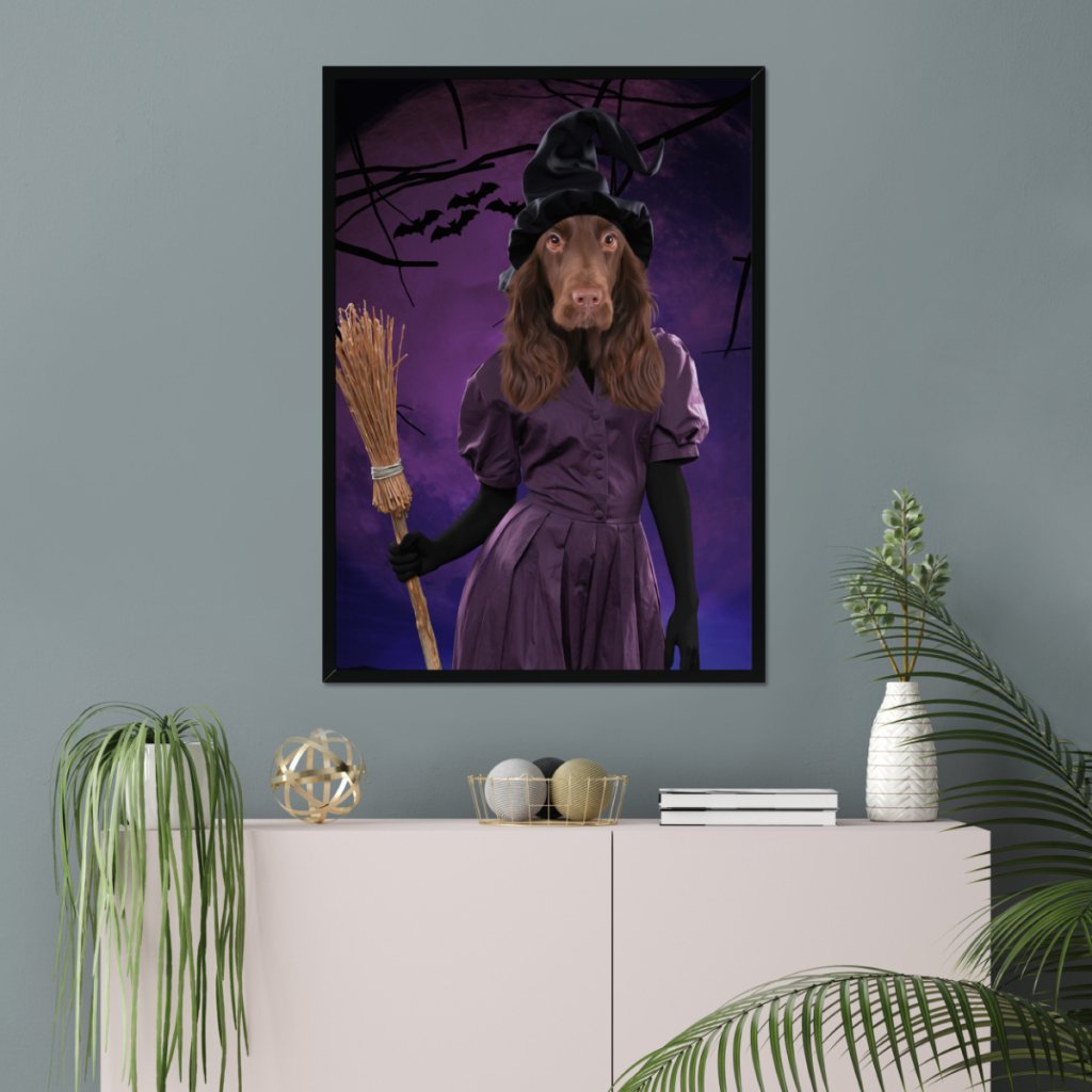 Pet Portraits | The Witch: Custom Pet Portrait | Paw & Glory