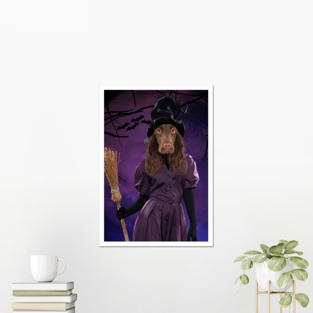 Pet Portraits | The Witch: Custom Pet Poster | Paw & Glory