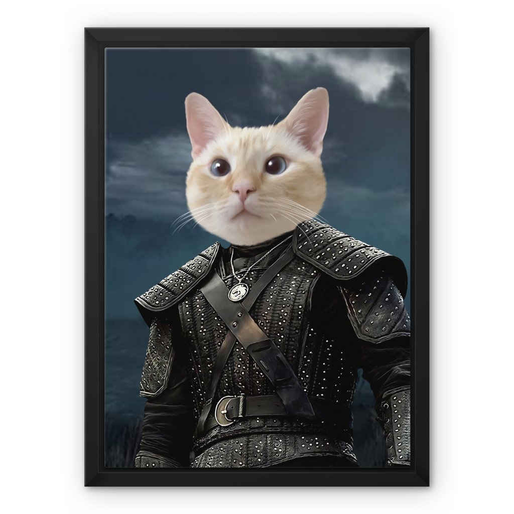 Pet Portraits | The Witcher: Custom Pet Canvas | Paw & Glory