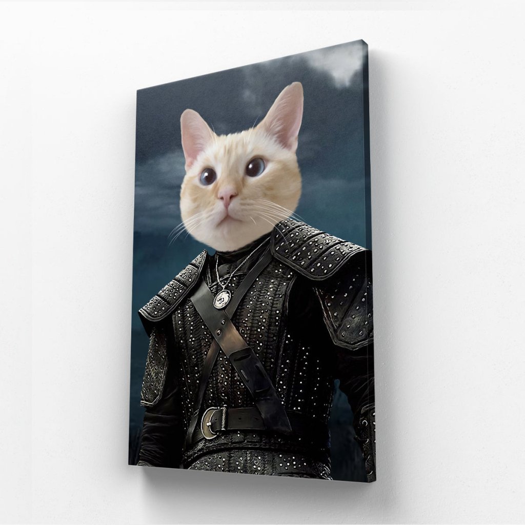 Pet Portraits | The Witcher: Custom Pet Canvas | Paw & Glory