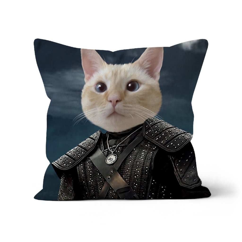 Pet Portraits | The Witcher: Custom Pet Pillow | Paw & Glory