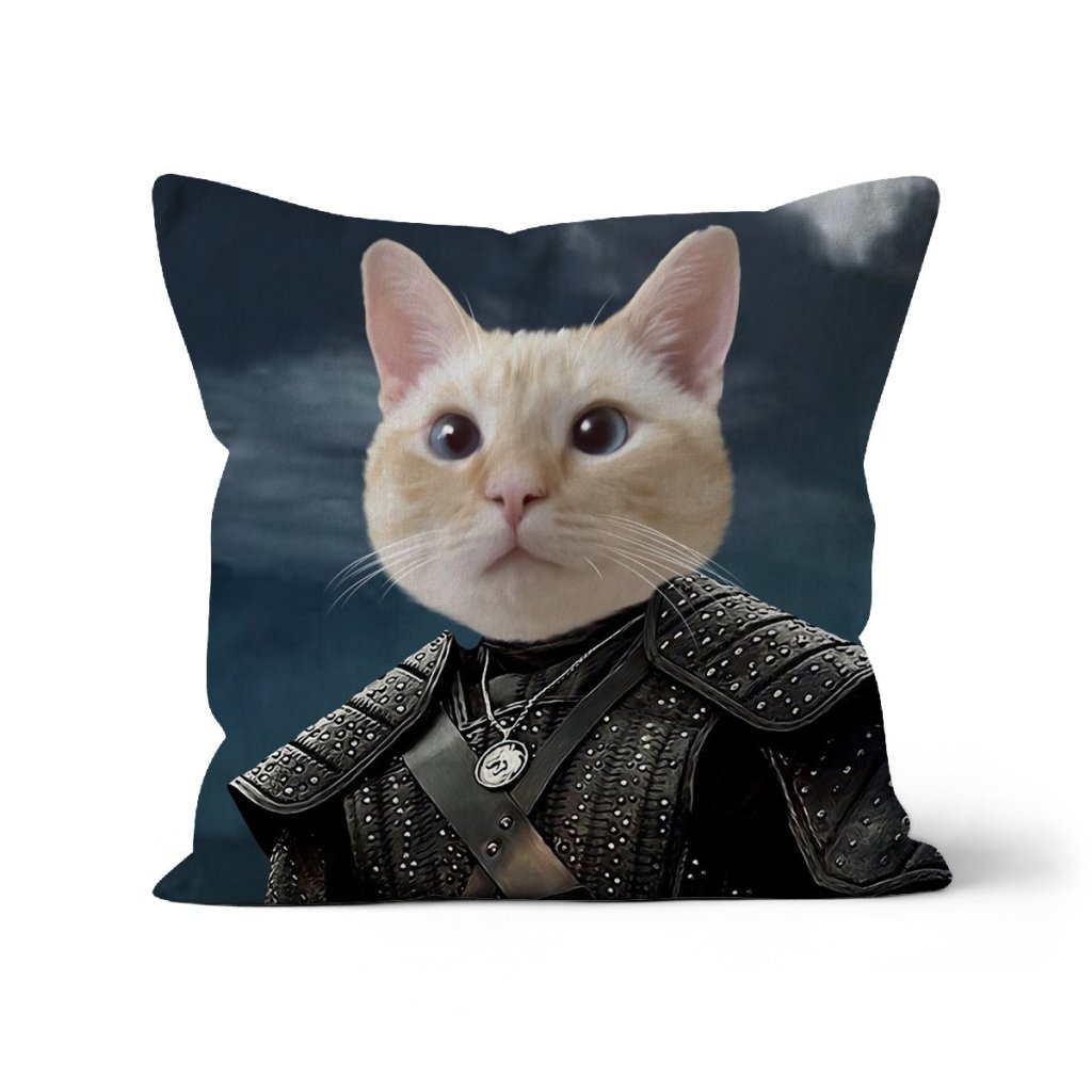 Pet Portraits | The Witcher: Custom Pet Pillow | Paw & Glory