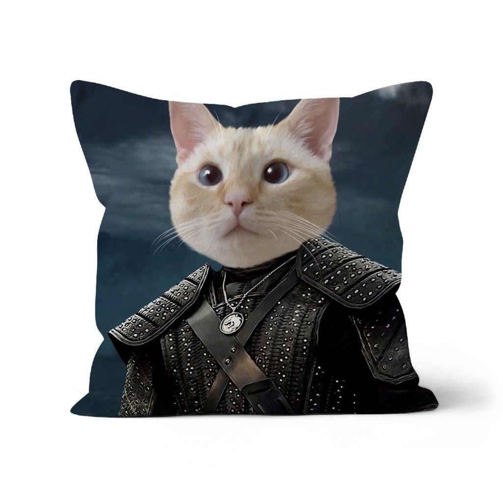 Pet Portraits | The Witcher: Custom Pet Pillow | Paw & Glory