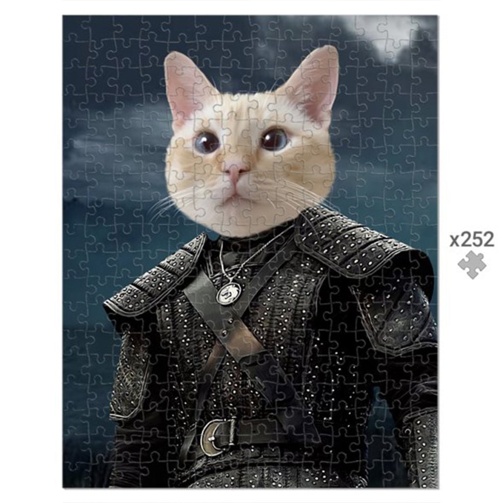 Pet Portraits | The Witcher: Custom Pet Puzzle | Paw & Glory