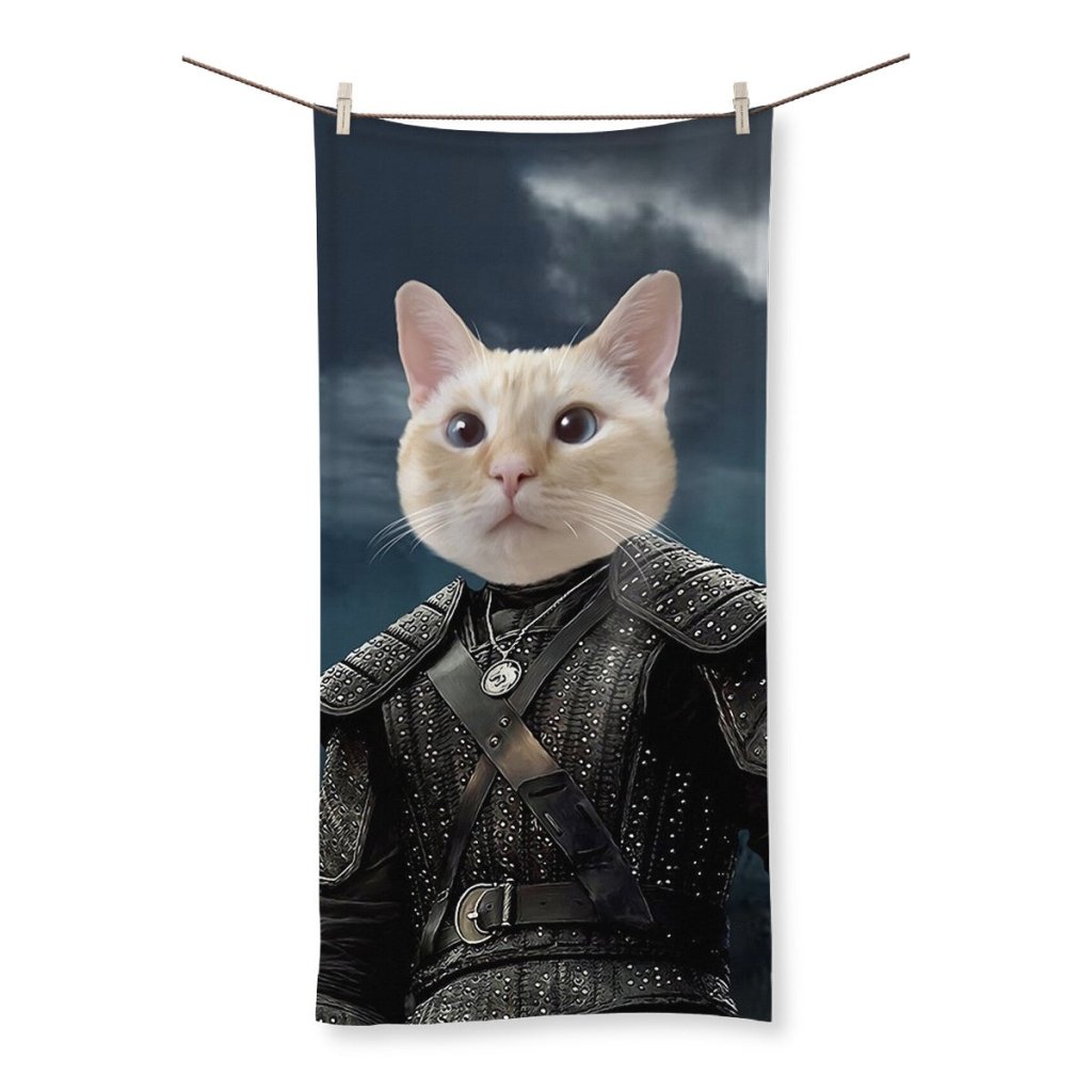 Pet Portraits | The Witcher: Custom Pet Towel | Paw & Glory